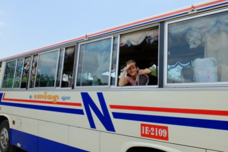 Bus nach Bagan