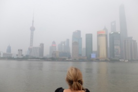 Shanghai im Smog/Dunst